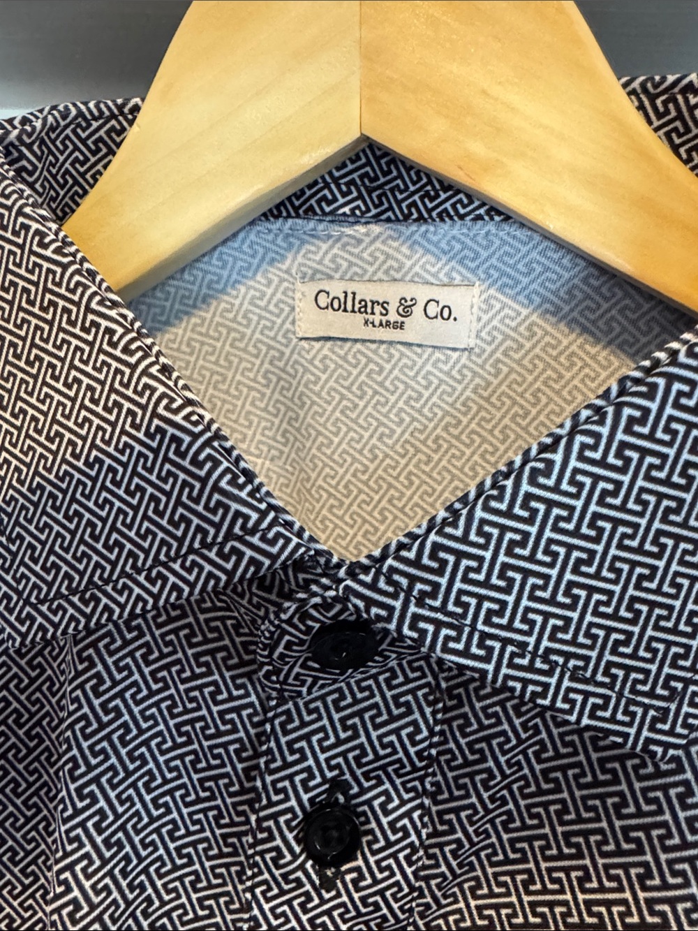 Collars & Co Dark The Xeron Polo Shirt XL Dress Collar Performance NWT - Picture 2 of 7